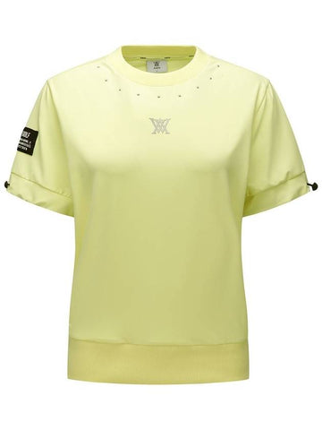 WOMEN BEADS POINT CROP SHORT SLEEVE T SHIRTYE - ANEWGOLF - BALAAN 1