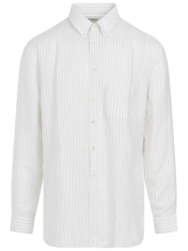 Long Sleeve Shirt 712700Y1I539782 P24 BEIGE GRIS NOIR - SAINT LAURENT - BALAAN 2