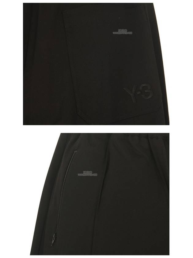 Y3 19FW FJ0450 Wool Satin Wide Pants Black Men’s Pants TR - Y-3 - BALAAN 6