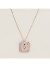 Small Heart Necklace Rose Gold - HERMES - BALAAN 1