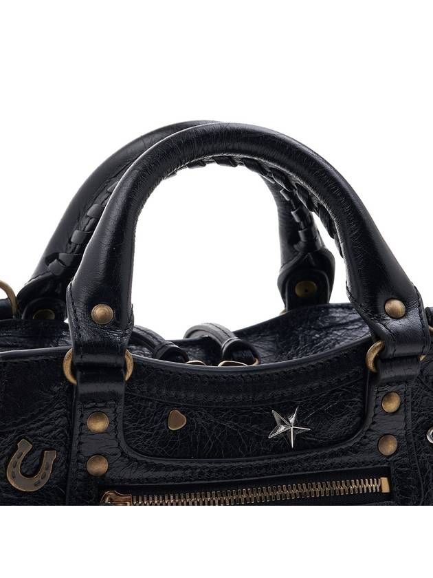 Pin Neo Classic Mini Tote Bag Black - BALENCIAGA - BALAAN 9