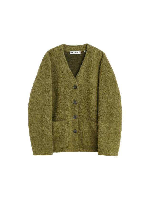 Fresh Moss Tumble Wool Cardigan Green - OUR LEGACY - BALAAN 2