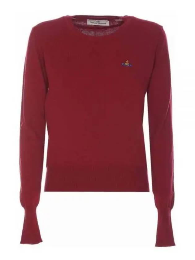 ORB Logo Knit Top Red - VIVIENNE WESTWOOD - BALAAN 2