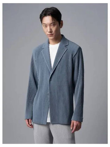 Tailored Pleats 1 Standard Spring Fall Jacket Blue Gray Domestic Product GM0024080580363 - ISSEY MIYAKE - BALAAN 1