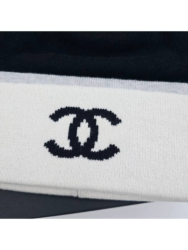 Beanie Winter Hat White Black Unisex AAA629 - CHANEL - BALAAN 4