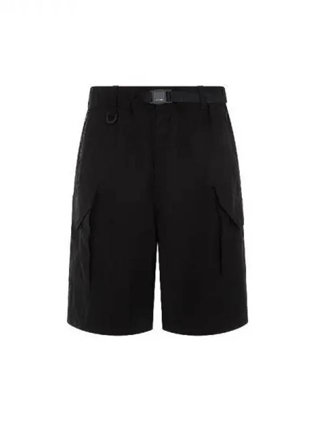 Y 3 Belted Cargo Bermuda Shorts 270931 - Y-3 - BALAAN 1