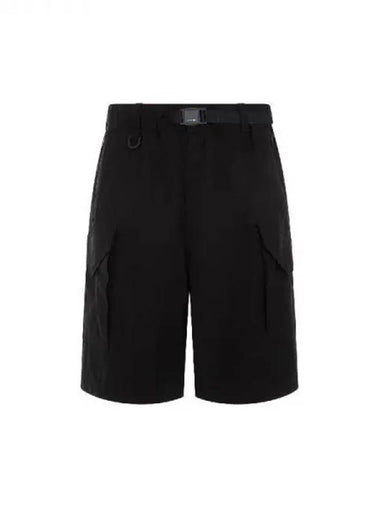 Y 3 Belted Cargo Bermuda Shorts 270931 - Y-3 - BALAAN 1