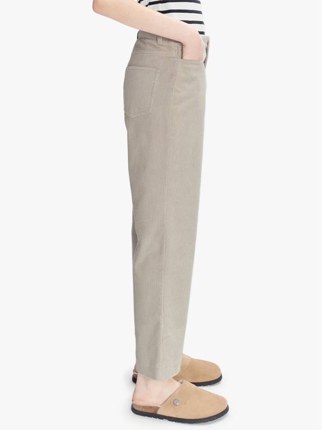 New Sailor Cropped Corduroy Straight Pants Putty - A.P.C. - BALAAN 4