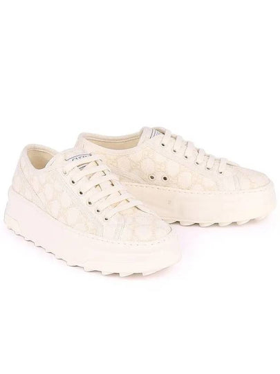 Women's Tennis 1977 Canvas Low Top Sneakers Off-White - GUCCI - BALAAN 2