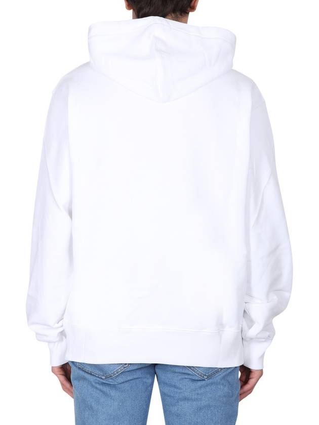 Men's Hooded White - MOSCHINO - BALAAN 4