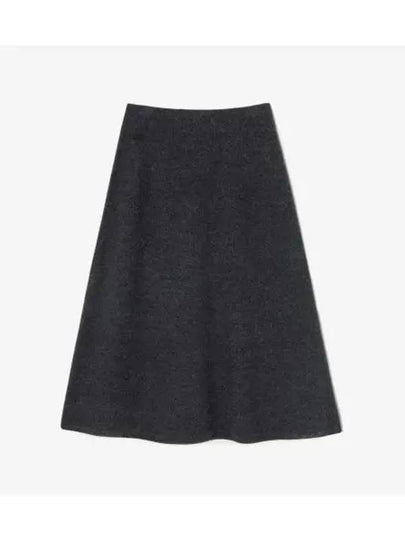 Women s Sweater Flare Skirt Charcoal Gray - LACOSTE - BALAAN 2