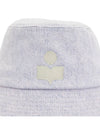 Haley Embroidered Logo Bucket Hat Violet - ISABEL MARANT - BALAAN 7