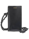 Refurbished Tangle Phone Case Cross Bag Black JSPT840098WTS69158N001 - JIL SANDER - BALAAN 2