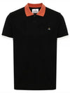 Classic ORB Logo Polo Shirt Black - VIVIENNE WESTWOOD - BALAAN 2