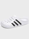 Adilette Clog Slippers White - ADIDAS - BALAAN 3