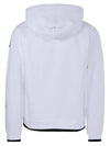 Born To Protect FRGMT Logo Fleece Hoodie Optical White - MONCLER - BALAAN 3