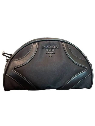 Half Moon Shoulder Bag Black - PRADA - BALAAN 2