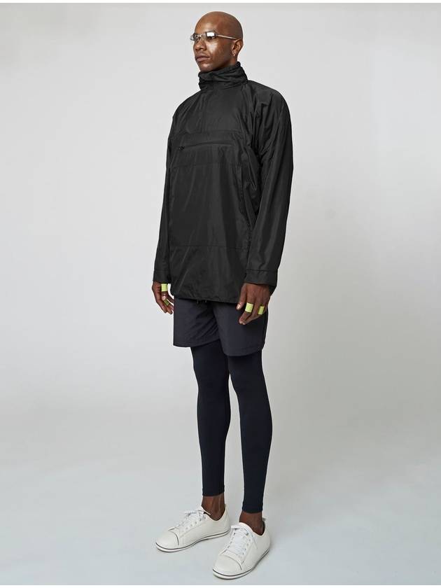 Packable Hooded Anorak Black - ATHPLATFORM - BALAAN 4