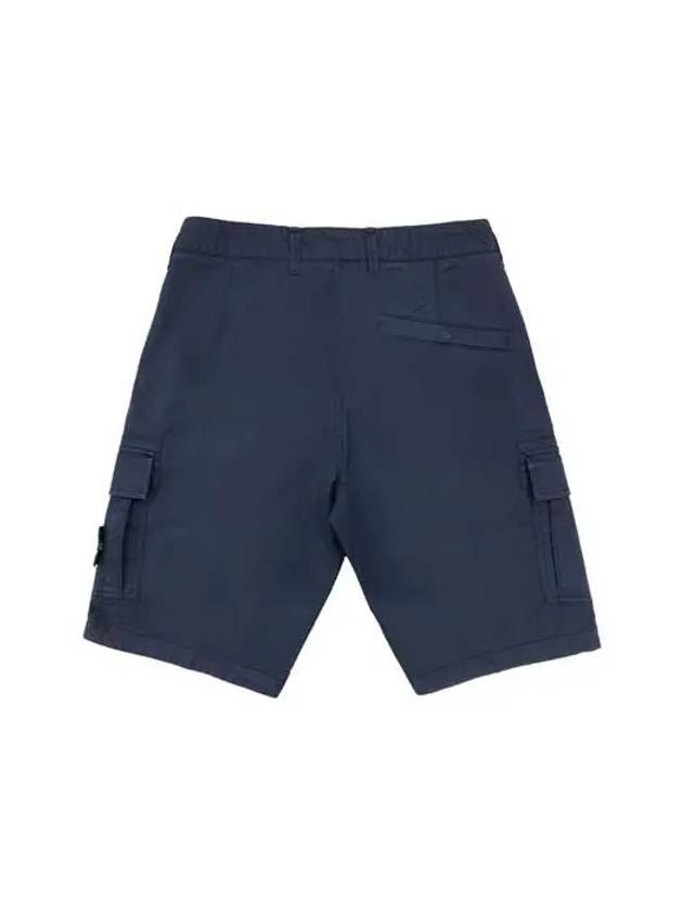 Waffen Patch Bermuda Shorts Navy - STONE ISLAND - BALAAN.