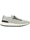 Knit Running Sneakers Grey - BRUNELLO CUCINELLI - BALAAN 1