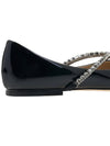 Women s Genevi Flat Shoes BOB BLACK CRYSTAL - JIMMY CHOO - BALAAN 10