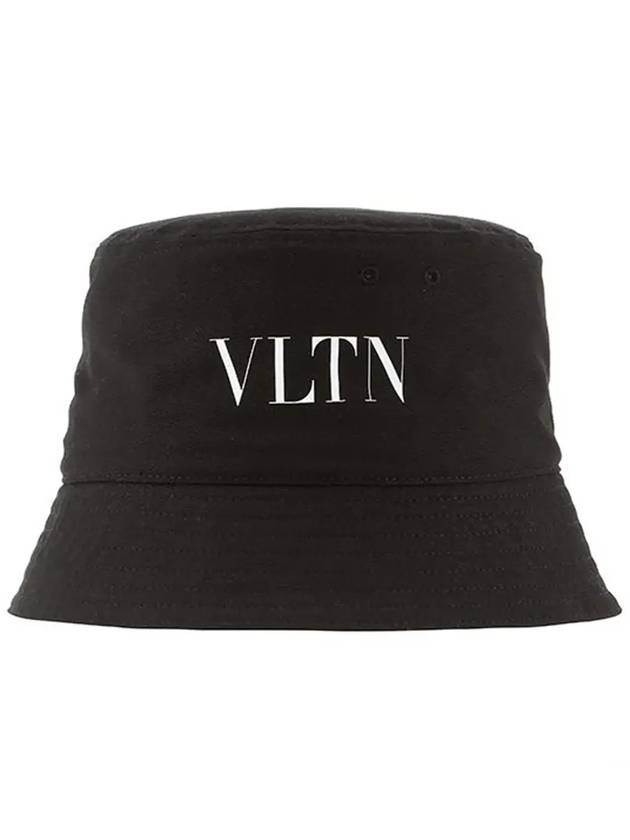 VLTN Print Bucket Hat Black - VALENTINO - BALAAN 6