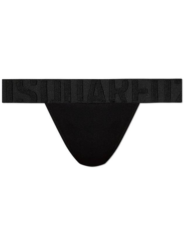 Dsquared2 Logo Thongs, Women's, Black - DSQUARED2 - BALAAN 1