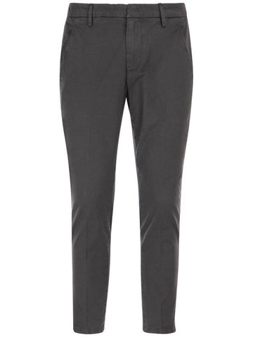 ALFREDO - Slim-fit cotton trousers - DONDUP - BALAAN 1