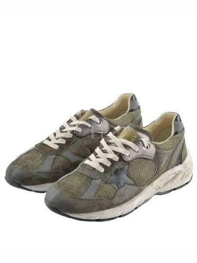 Deluxe Brand Running Dad Low Top Sneakers Olive - GOLDEN GOOSE - BALAAN 2