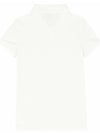 Kids Pony Embroidered Collar T Shirt White 573242 005 - POLO RALPH LAUREN - BALAAN 3