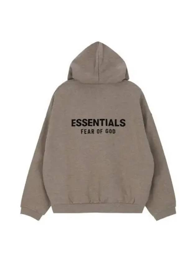 FEAR OF GOD ESSENTIALS Essential Fleece Hoodie Heather Gray - FEAR OF GOD ESSENTIALS - BALAAN 1