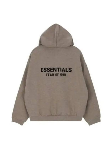 FEAR OF GOD ESSENTIALS Essential Fleece Hoodie Heather Gray - FEAR OF GOD ESSENTIALS - BALAAN 1