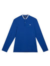 Men's Tyson Long Sleeve Regular Fit Polo Shirt  Sodalite Blue - J.LINDEBERG - BALAAN 4