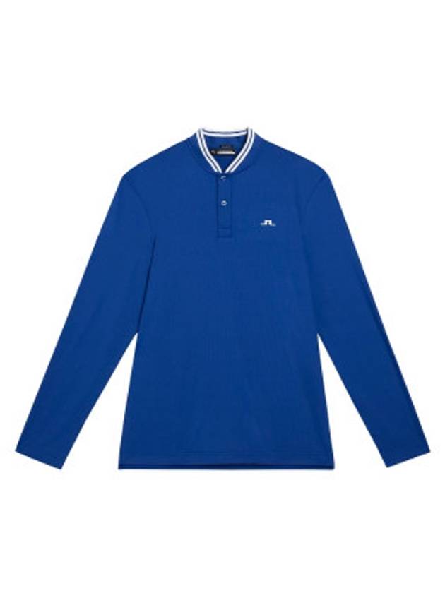 Men's Tyson Regular Fit Long Sleeve Polo Shirt  Sodalite Blue - J.LINDEBERG - BALAAN 4