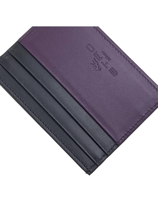 Women's Pegasus Logo Card Wallet Black - ETRO - BALAAN 9