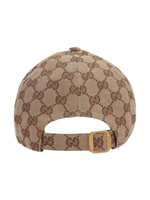 Original GG Base Ball Cap Beige Ebony - GUCCI - BALAAN 5