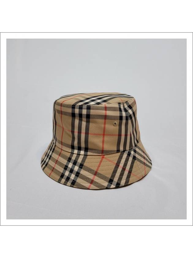 Vintage Check Technical Bucket Hat Beige - BURBERRY - BALAAN 4