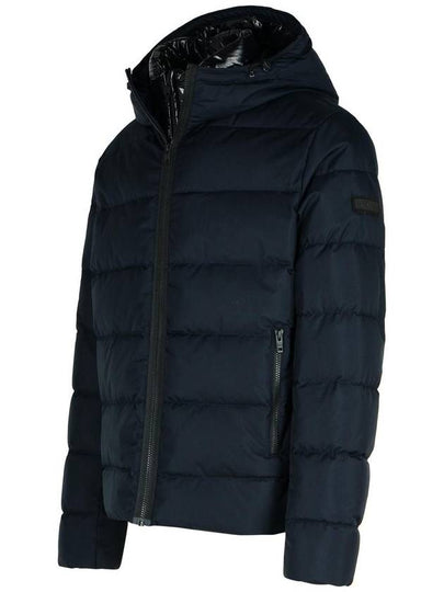 Fay Blue Polyester Down Jacket - FAY - BALAAN 2