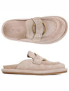 24SS Pink Bell Suede Mule BELL 4M00040 M4121 511 - MONCLER - BALAAN 4