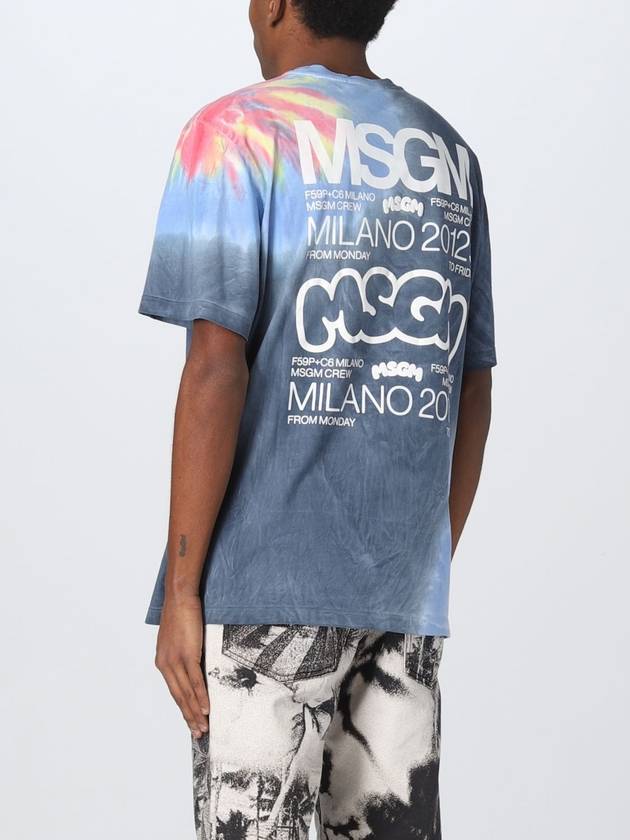 T-shirt Msgm con logo e stampa tie dye - MSGM - BALAAN 3