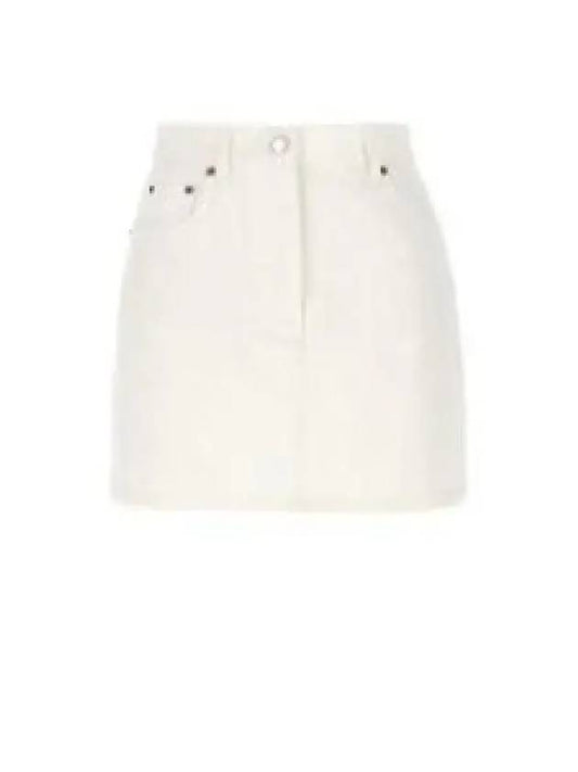 24 GFD177 S OOO 14LW F01CD Denim Mini Skirt 1229543 - PRADA - BALAAN 1