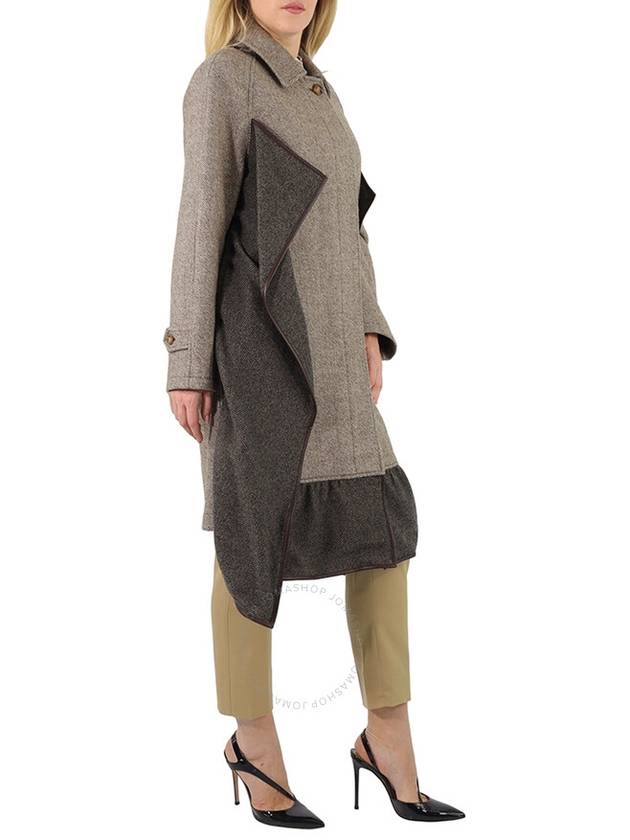 Collar Single Coat Gray - BURBERRY - BALAAN 3