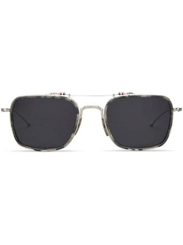 Eyewear Tortoiseshell Rectangular Frame Sunglasses UES816AG0003 - THOM BROWNE - BALAAN 1