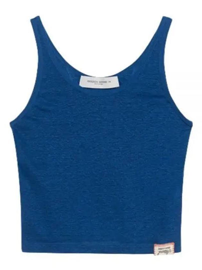 Cotton Sleeveless Mazarine Blue - GOLDEN GOOSE - BALAAN 2