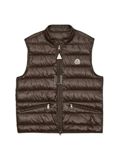 Gui Padded Vest Brown - MONCLER - BALAAN 2