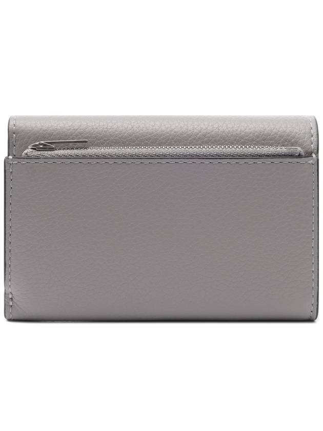 Continental Tri-Fold Classic Grain Half Wallet Grey - MULBERRY - BALAAN 5