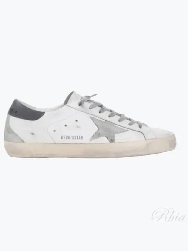 Superstar Grey Tab Low Top Sneakers White - GOLDEN GOOSE - BALAAN 2