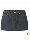 Women's Mini Jupe Denim Skirt Indigo - A.P.C. - BALAAN 2