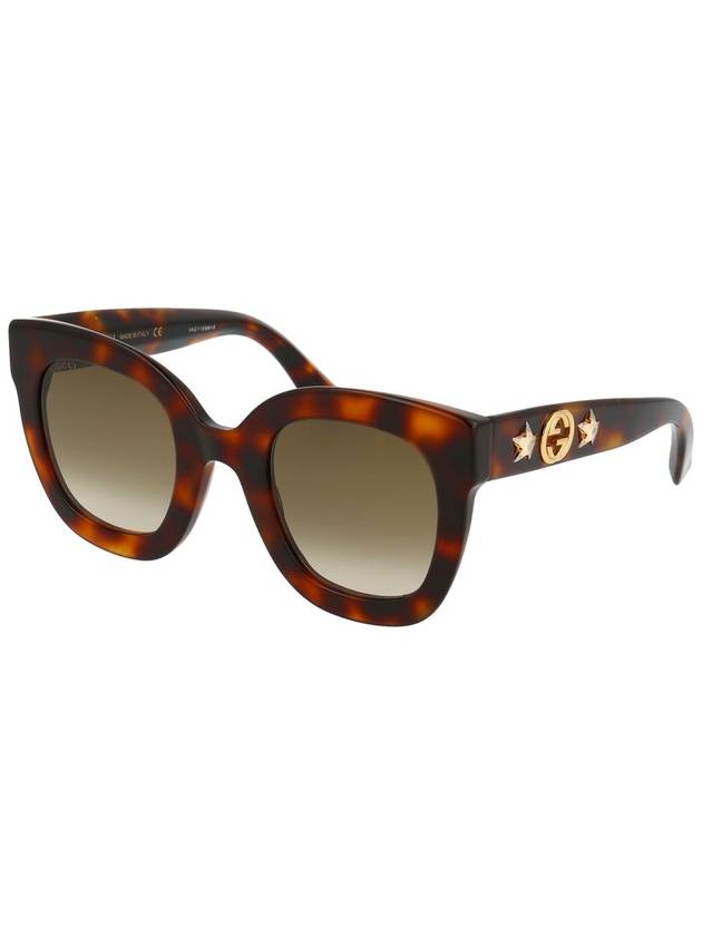 Eyewear Oversized Square Sunglasses Havana - GUCCI - BALAAN 3