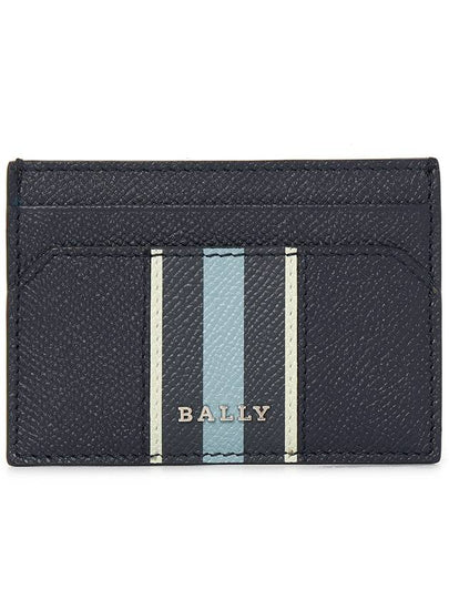 Bhar Leather Business Card Wallet Navy - BALLY - BALAAN 2